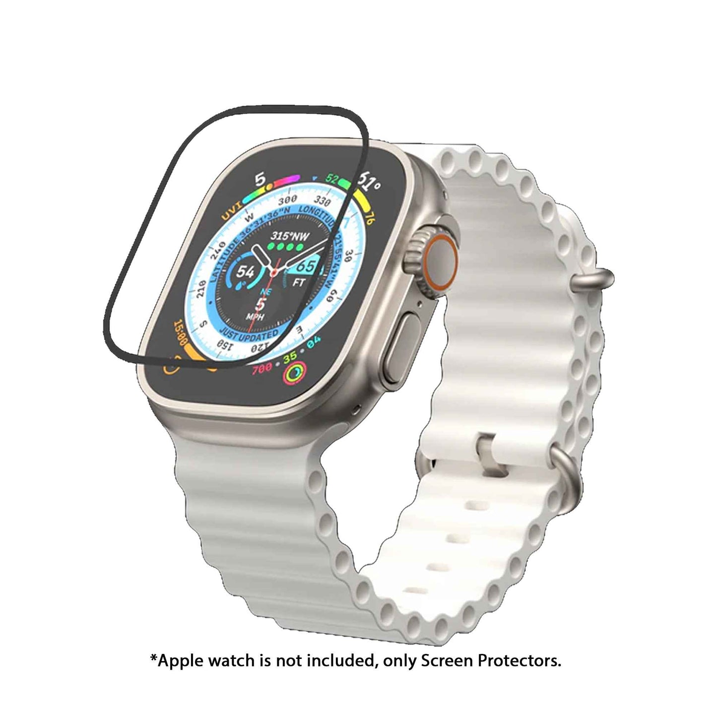 SwitchEasy Shield 3D for Apple Watch Ultra 49mm ( Series 3 / 2 / 1 ) - Transparent
