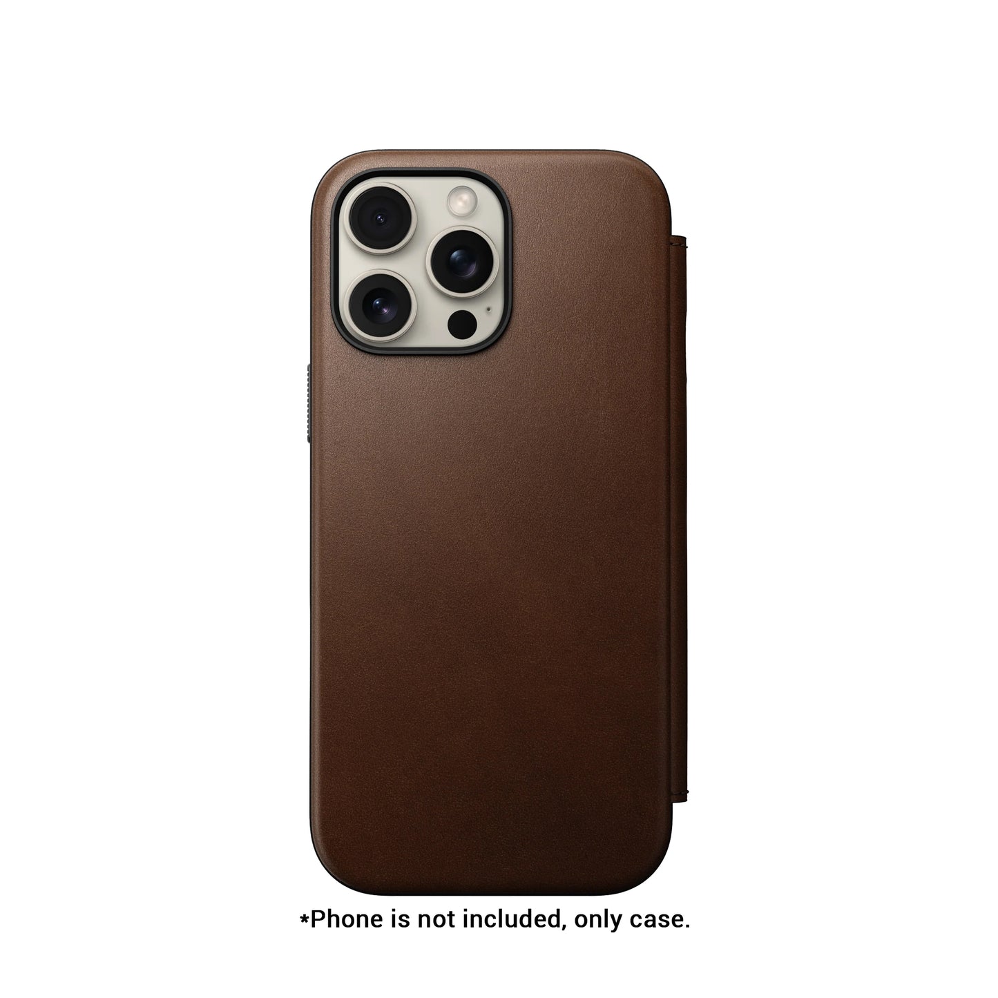 Nomad Modern Leather Folio Case for iPhone 16 Pro Max - Magsafe Compatible