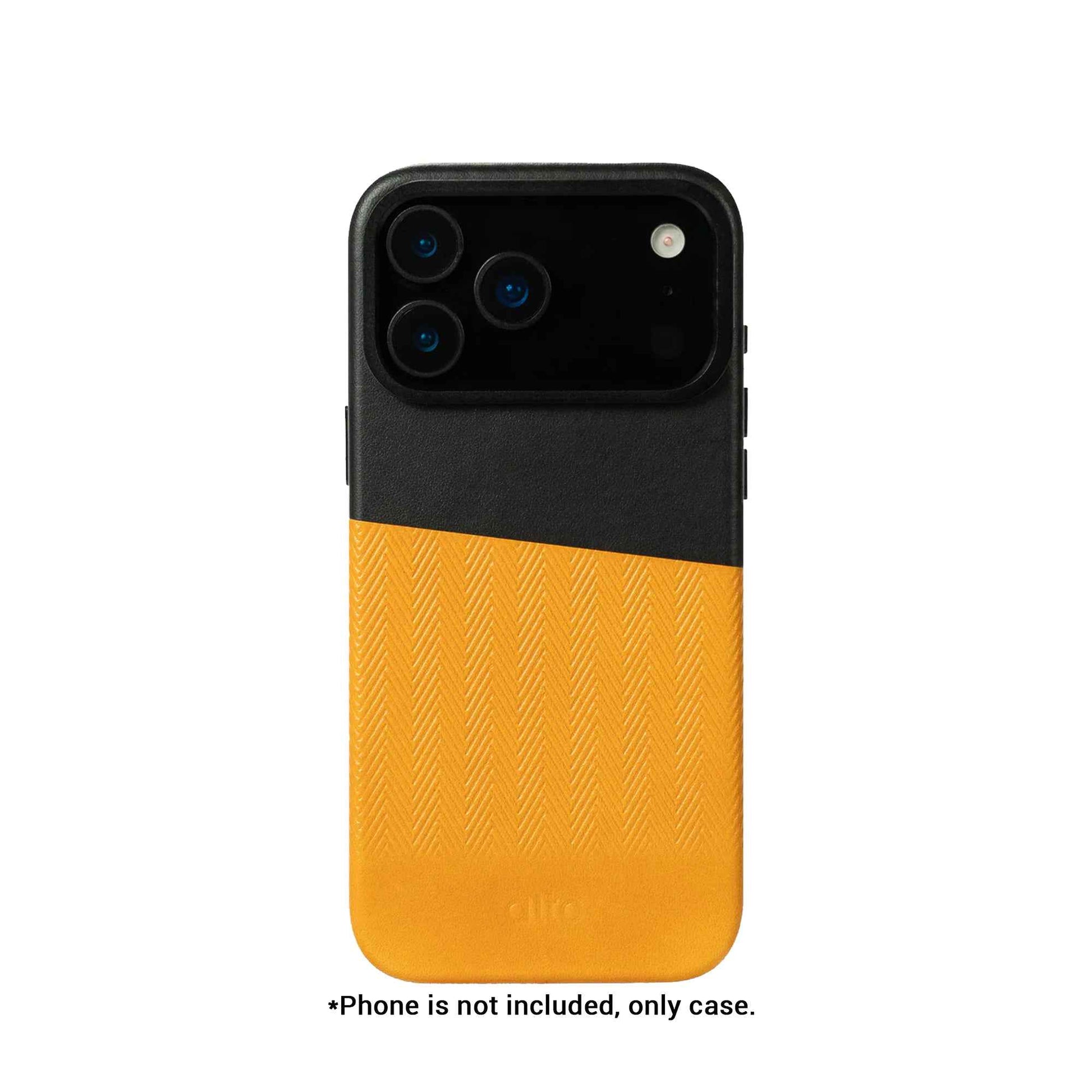 Alto Herring Magnetic Stand Leather Case for iPhone 17 Pro Max - Italian Full-grain Leather Cover