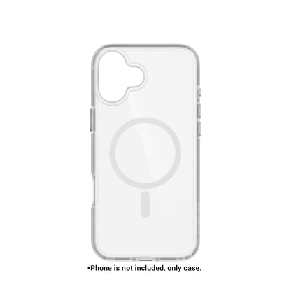 MAGEASY Bright M ( MagSafe ) Case for iPhone 16 Series - 16 Feet Drop Protection with Metal Button