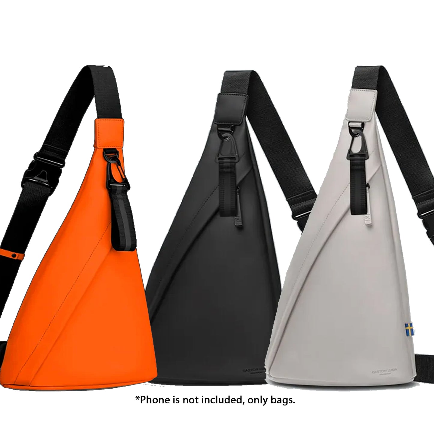 Gaston Luga Spläsh Sling Bag - Waterproof Rating of 8,000 mm with D Ring for Hanging Small Item