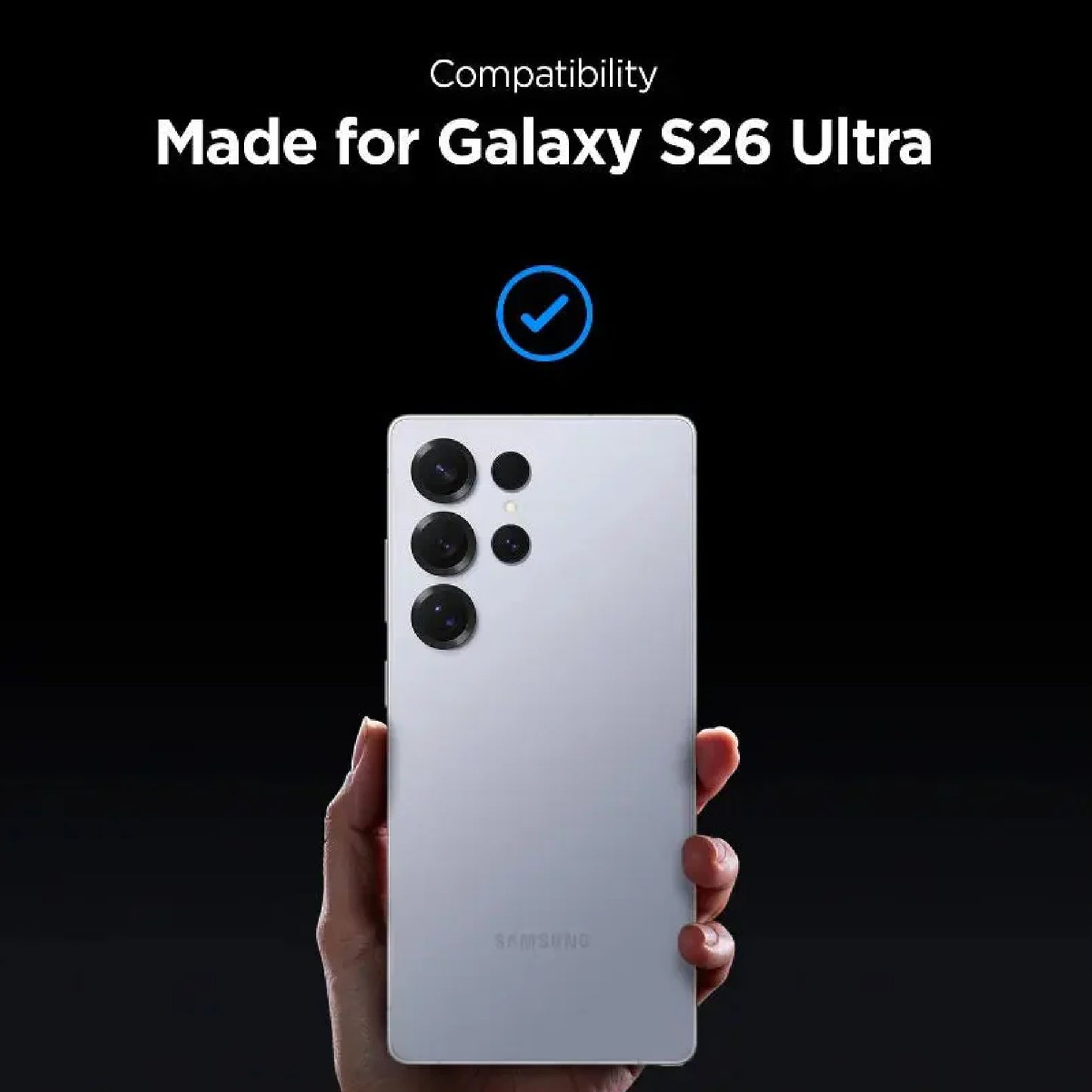 [2 Pack] Spigen Glas.tR EZ Fit Pro HD for Samsung Galaxy S26 Ultra / S26 Plus / S26 - Tempered Glass Screen Protector