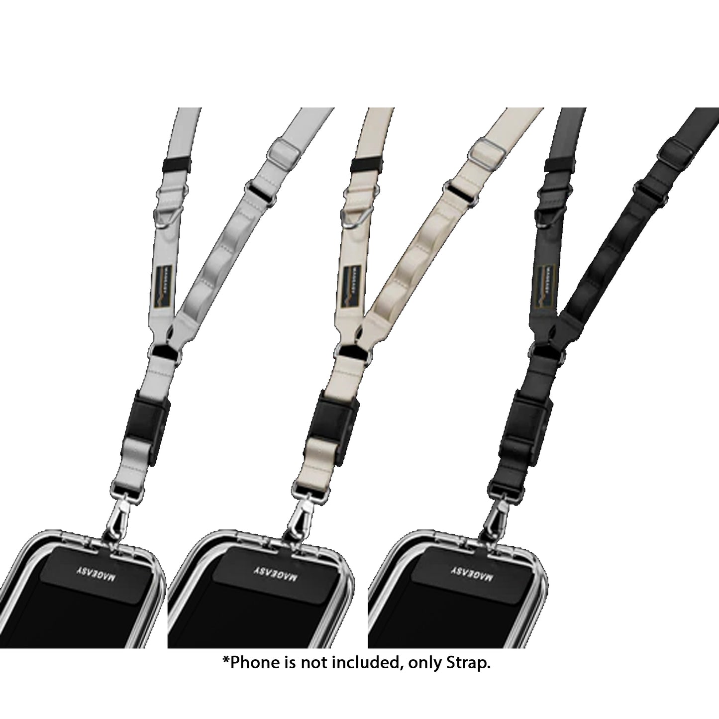 MAGEASY 20mm Fidlock Mono Utility Strap + Strap Card - Multiple Loops for Hands-Free Carrying