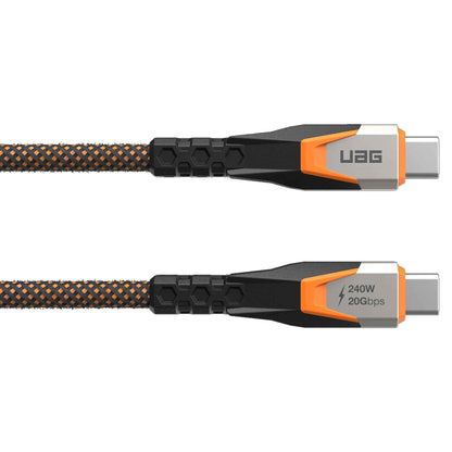 UAG Surge Cable 3.2 USB-C 240W 20Gbps Data Transfer 60HZ 4K UHD 0.75M
