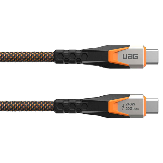 UAG Surge Cable 3.2 USB-C 240W 20Gbps Data Transfer 60HZ 4K UHD 0.75M
