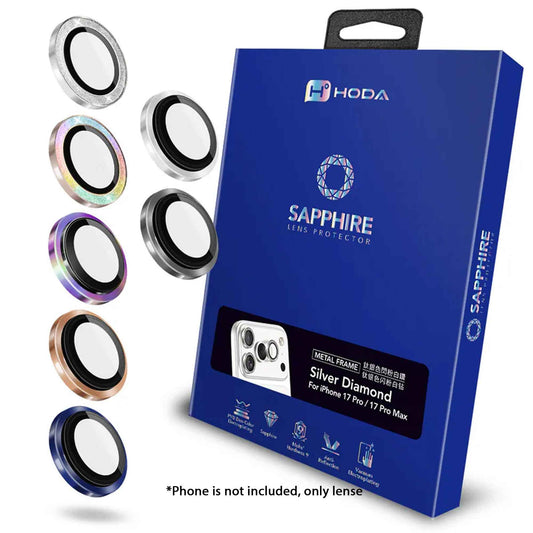 Hoda Sapphire Lens Protector for iPhone 17 Pro Max / 17 Pro with Helper