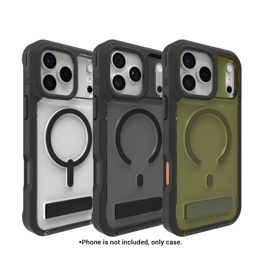 ZAGG Rainier Snap Kickstand with  Control Camera Button for iPhone 17 Pro Max Magnetic Case