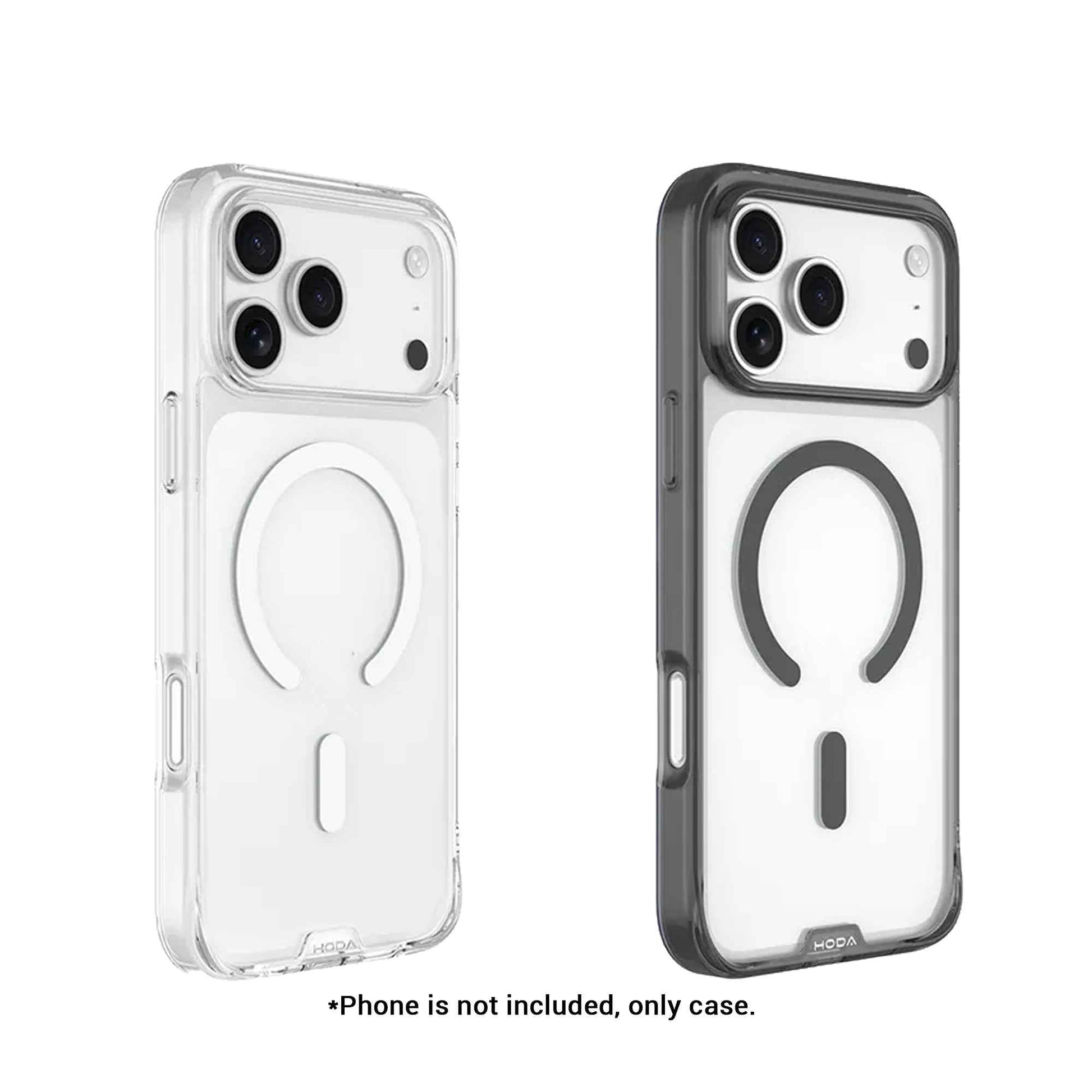 Hoda Crystal Pro for iPhone 17 Series - Military Standard Protection Case with MagSafe Compatible