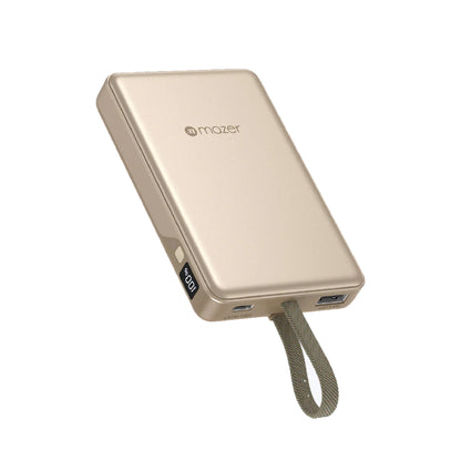 Mazer Power Charge Link  CCC Certified PD35W 10000 mAh Power Bank with built-in USB-C Cable