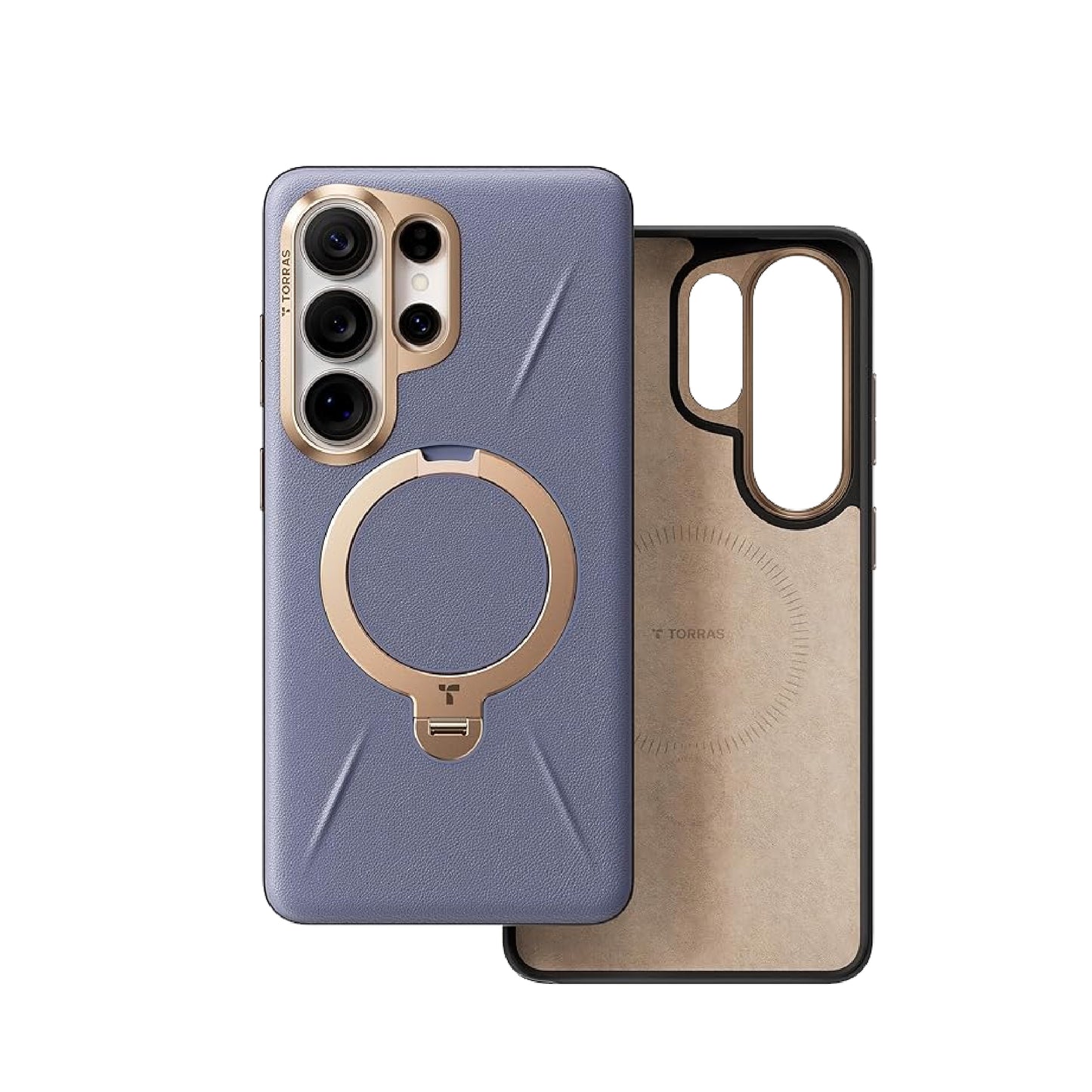 TORRAS Ostand Q3 VegSkin Magnetic Case for Samsung Galaxy S26 Ultra with 360° Pivot Stand