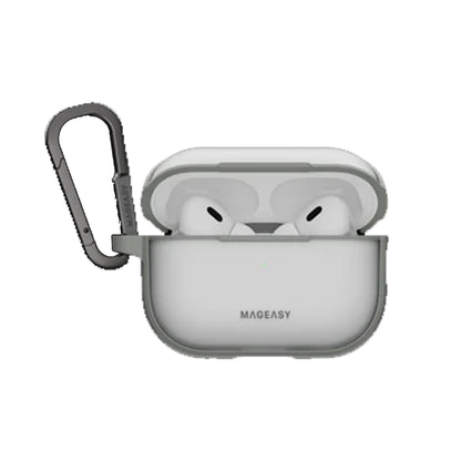 MAGEASY Roam with Carabiner for AirPods Pro 1 / AirPods Pro 2 -Wireless Charging Compatible