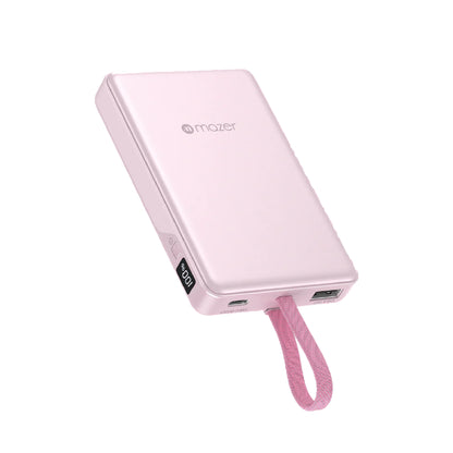 Mazer Power Charge Link  CCC Certified PD35W 10000 mAh Power Bank with built-in USB-C Cable