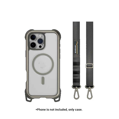 MAGEASY Odyssey Strap M for iPhone 16 Pro Max - Magsafe Compatible with Strap