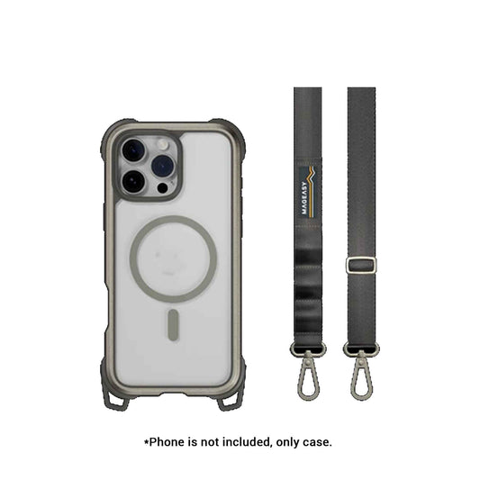 MAGEASY Odyssey Strap M for iPhone 16 Pro Max - Magsafe Compatible with Strap