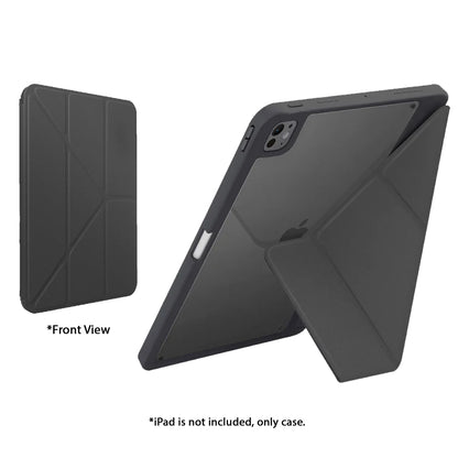UNIQ Moven for iPad Pro 11" / iPad Pro 13" ( 2024 ) M4 Ultra Slim Case with ShockArmor™ Bumper and Stylus Storage - Grey - Forexengineer -Malaysia- 8886463688908-8886463688861