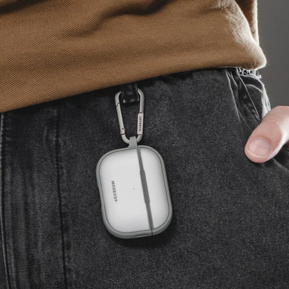 MAGEASY Roam with Carabiner for AirPods Pro 1 / AirPods Pro 2 -Wireless Charging Compatible