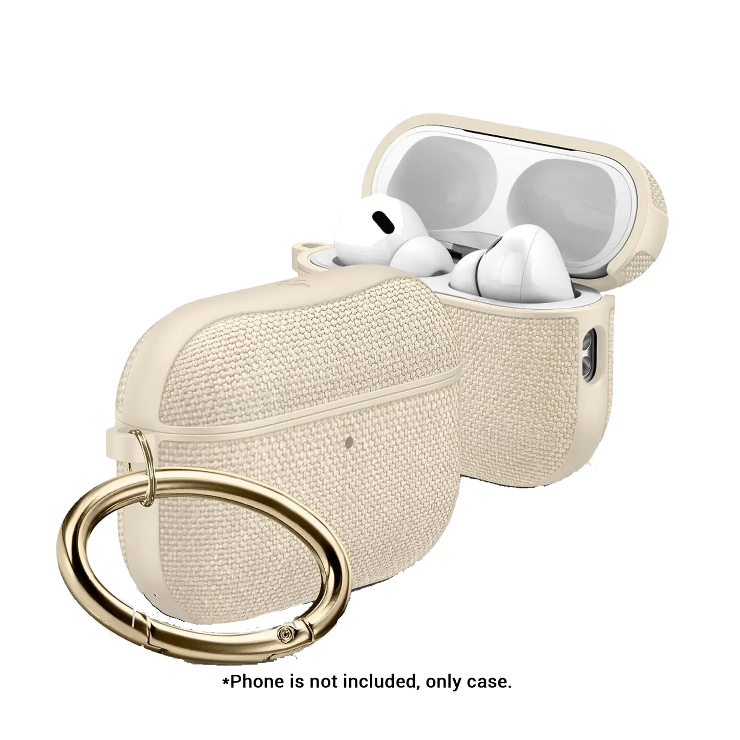 Spigen Urban Fit for AirPods Pro 3 - Premium Knit Fabric with Metal Carabiner Included
