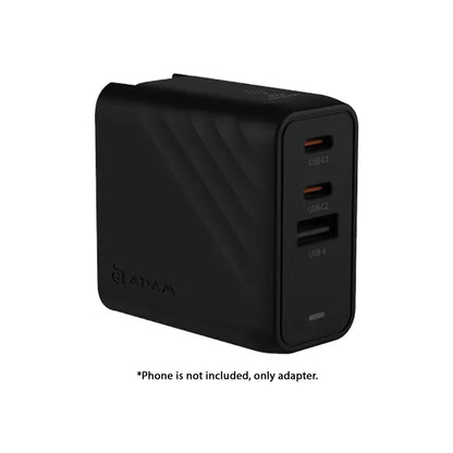 ADAM Elements P67 GaN 67W 3 Port Fast Charging Travel Adapter Wall Charger