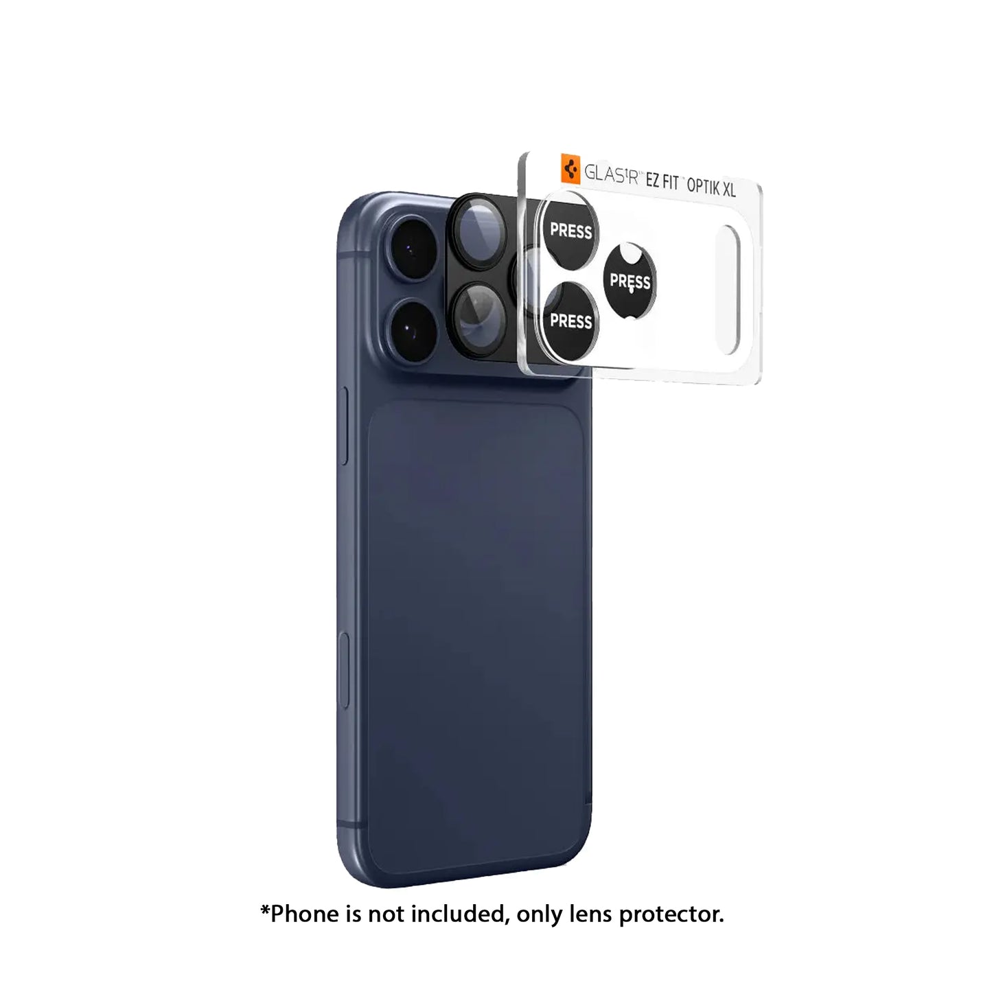 Spigen EzFit Optik Pro XL Lens Protector for iPhone 17 Pro Max / 17 Pro - Allignment Tray Included