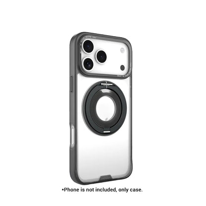 Hoda ROUGH Case Magnet with 360° Foldable Rotating Ring-holder Stand for iPhone 17 Pro Max / 17 Pro
