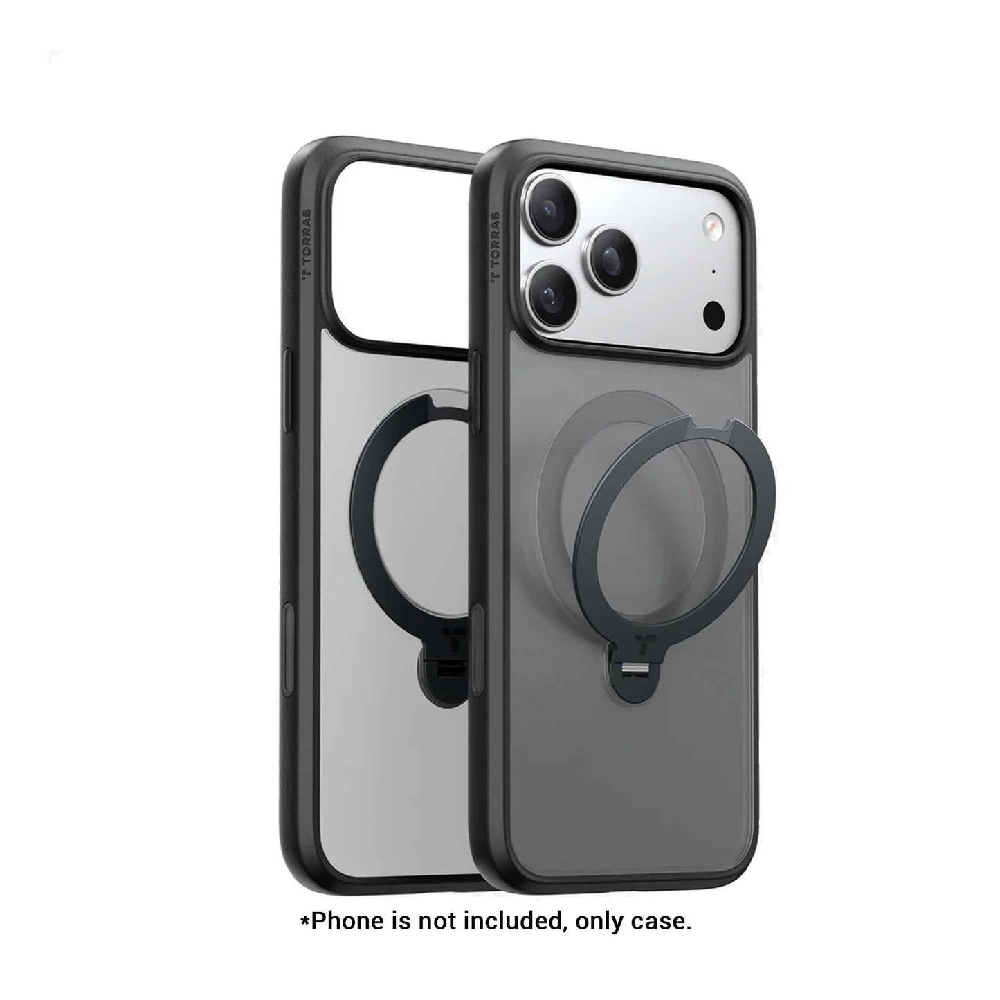 TORRAS Ostand Q3 Spin Series Case for iPhone 17 Series - Magnetic Case with Foldable Stand