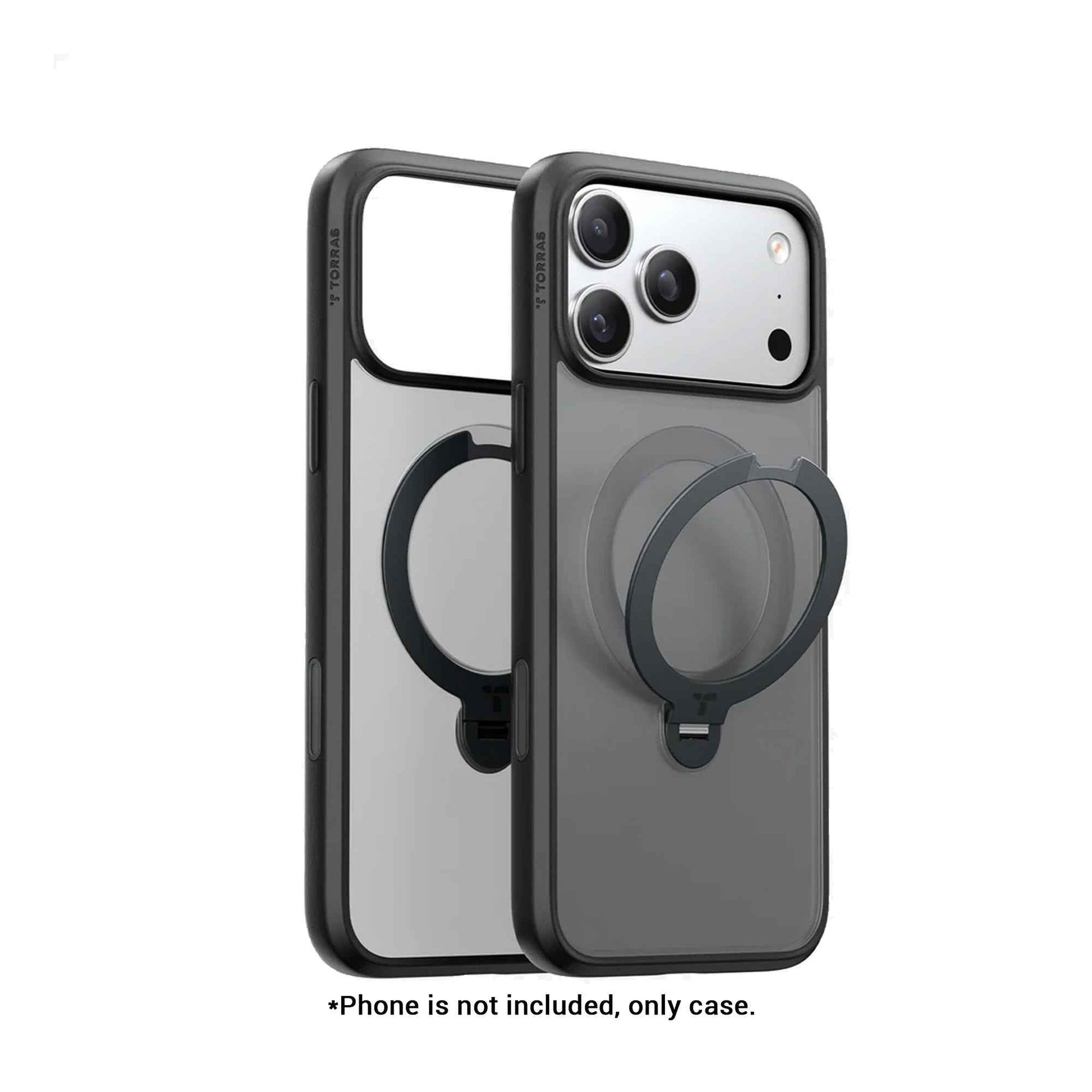 TORRAS Ostand Q3 Spin Series Case for iPhone 17 Series - Magnetic Case with Foldable Stand