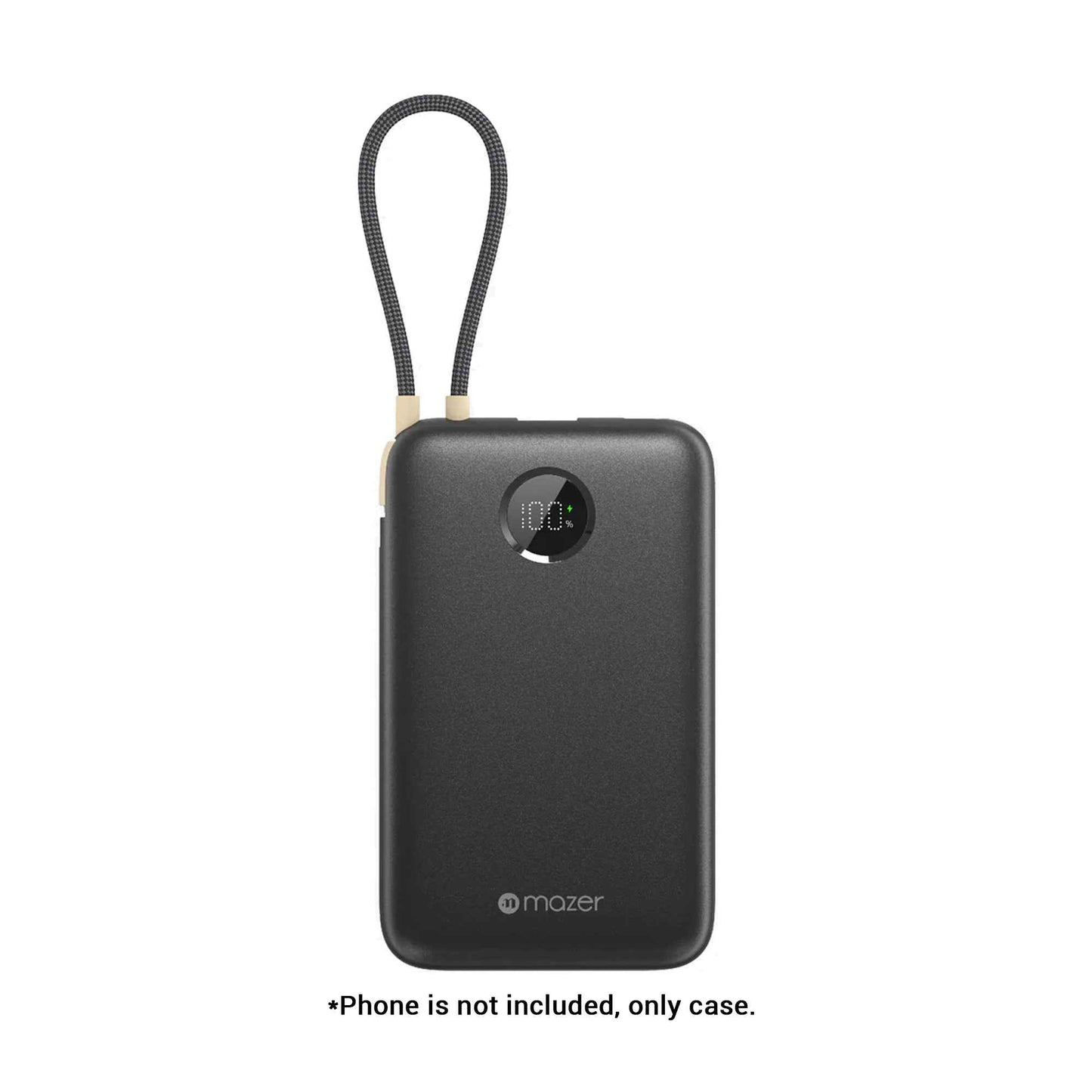 Mazer PowerCharge Link 10V2 10,000mAh PD20W (Built-in USB C Cable) Power Bank