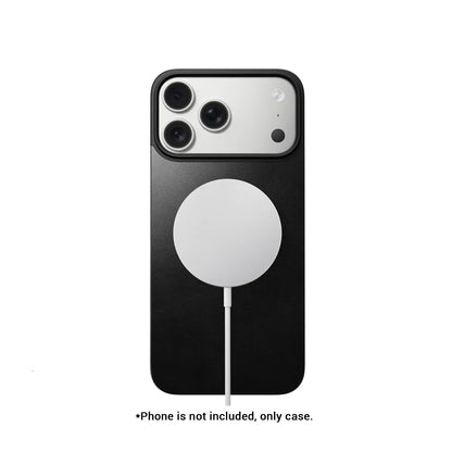 Nomad Magnetic Leather Back Horween Leather for iPhone 17 Pro Max / 17 Pro - Magsafe Compatible