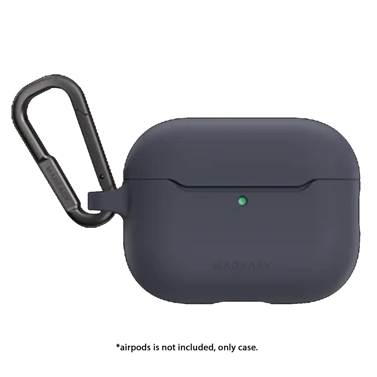Mageasy Skin for AirPods Pro 3 - Soft-touch Coating Case with Detachable Carabiner Included