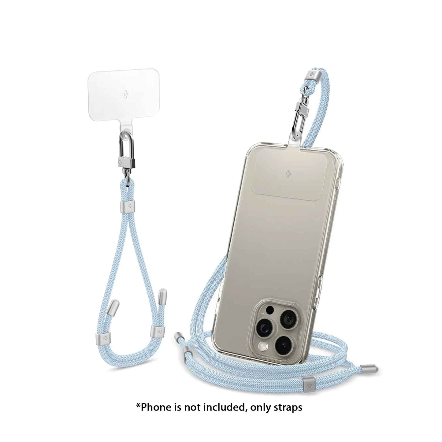 Spigen Universal Phone Lanyard Set 2pcs ( CrossBody Strap + Wrist Strap With ConTag )