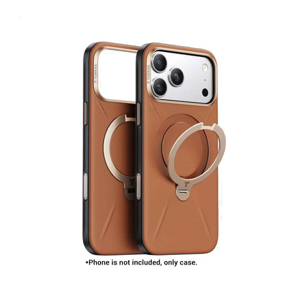 TORRAS Ostand Q3 VegSkin Case for iPhone 17 Pro Max / 17 Pro - Magsafe Compatible Vegan Leather Case