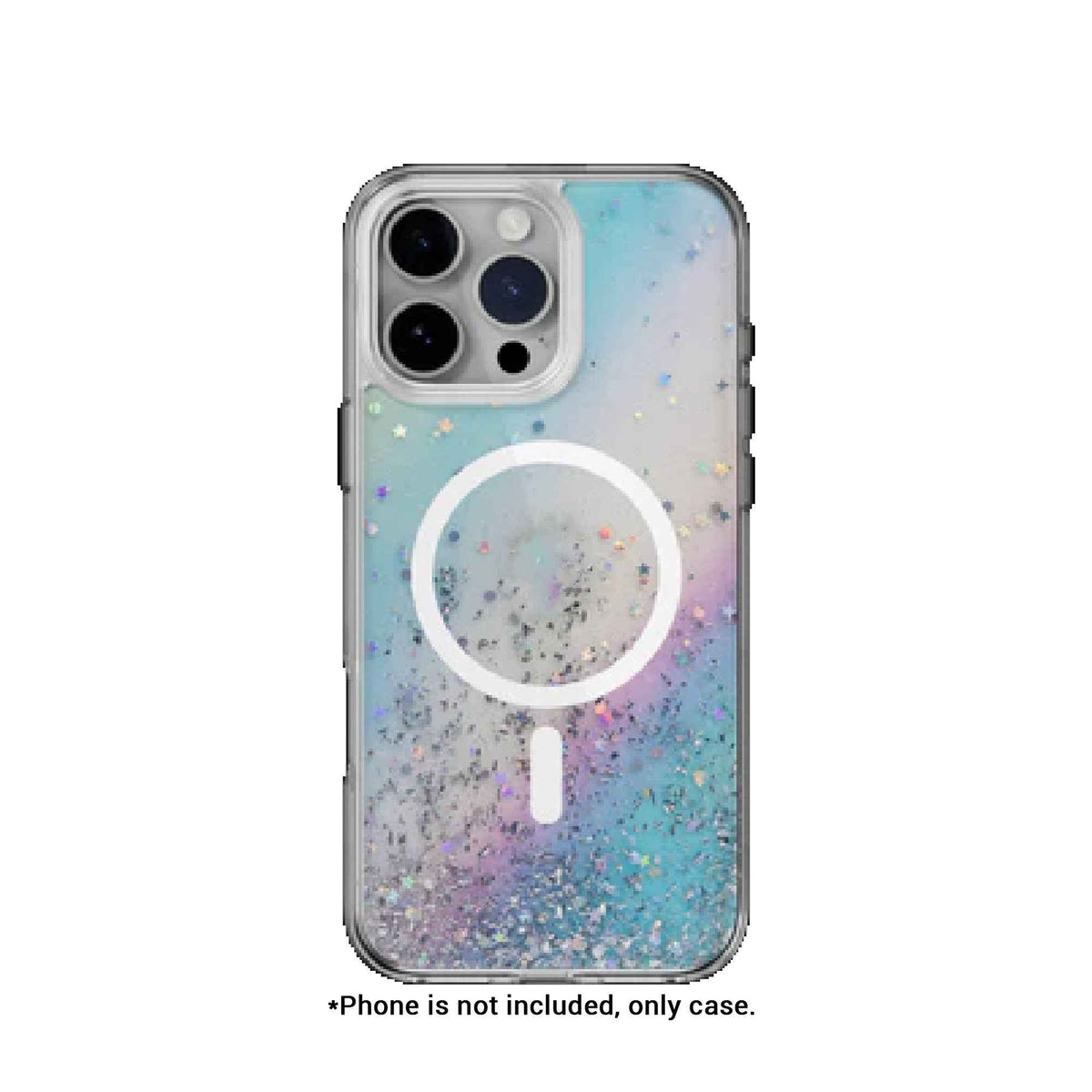 SwitchEasy Starfield M 3D Glitter Resin MagSafe Case for iPhone 16 Series - 10 Feet Drop Protection
