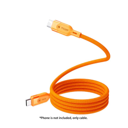 Mazer Infinite LINK Cobra2 USB-C to USB-C Magnetic Organizer 240W Fast Charging Cable 1.25M
