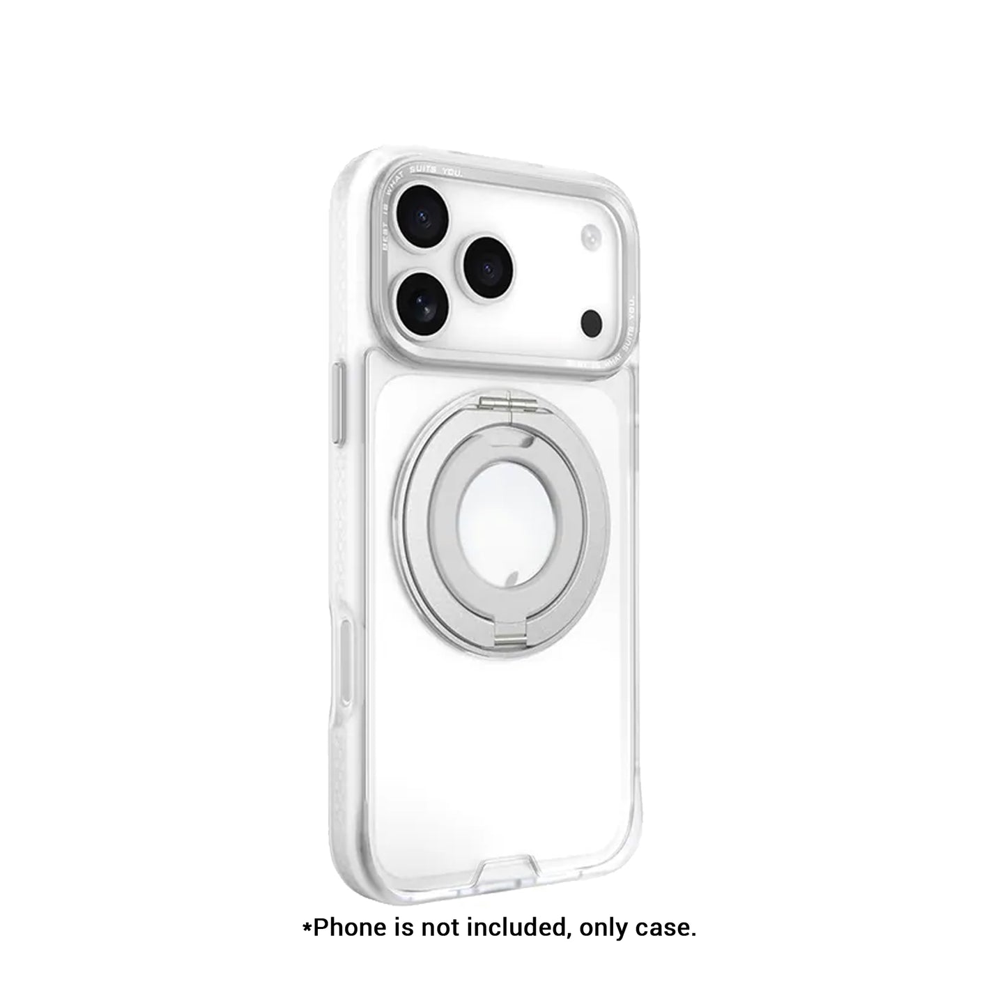 Hoda ROUGH Case Magnet with 360° Foldable Rotating Ring-holder Stand for iPhone 17 Pro Max / 17 Pro