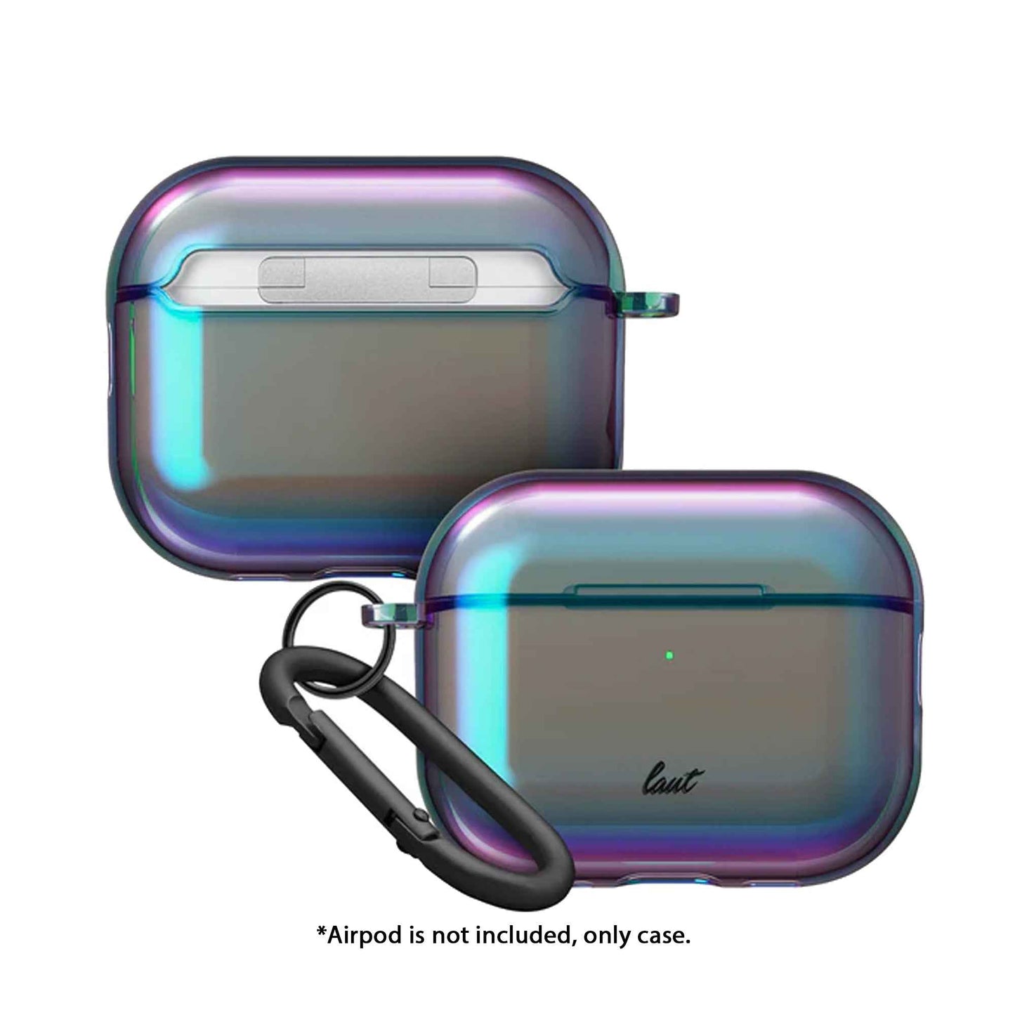 Laut Holo Case for AirPods Pro 3 - Holographic Finish with Carabiner Included