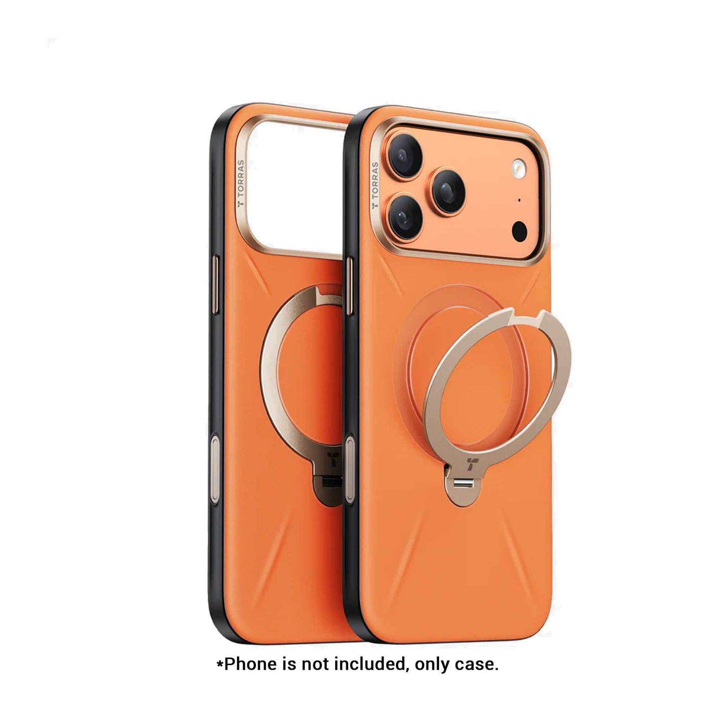 TORRAS Ostand Q3 VegSkin Case for iPhone 17 Pro Max / 17 Pro - Magsafe Compatible Vegan Leather Case