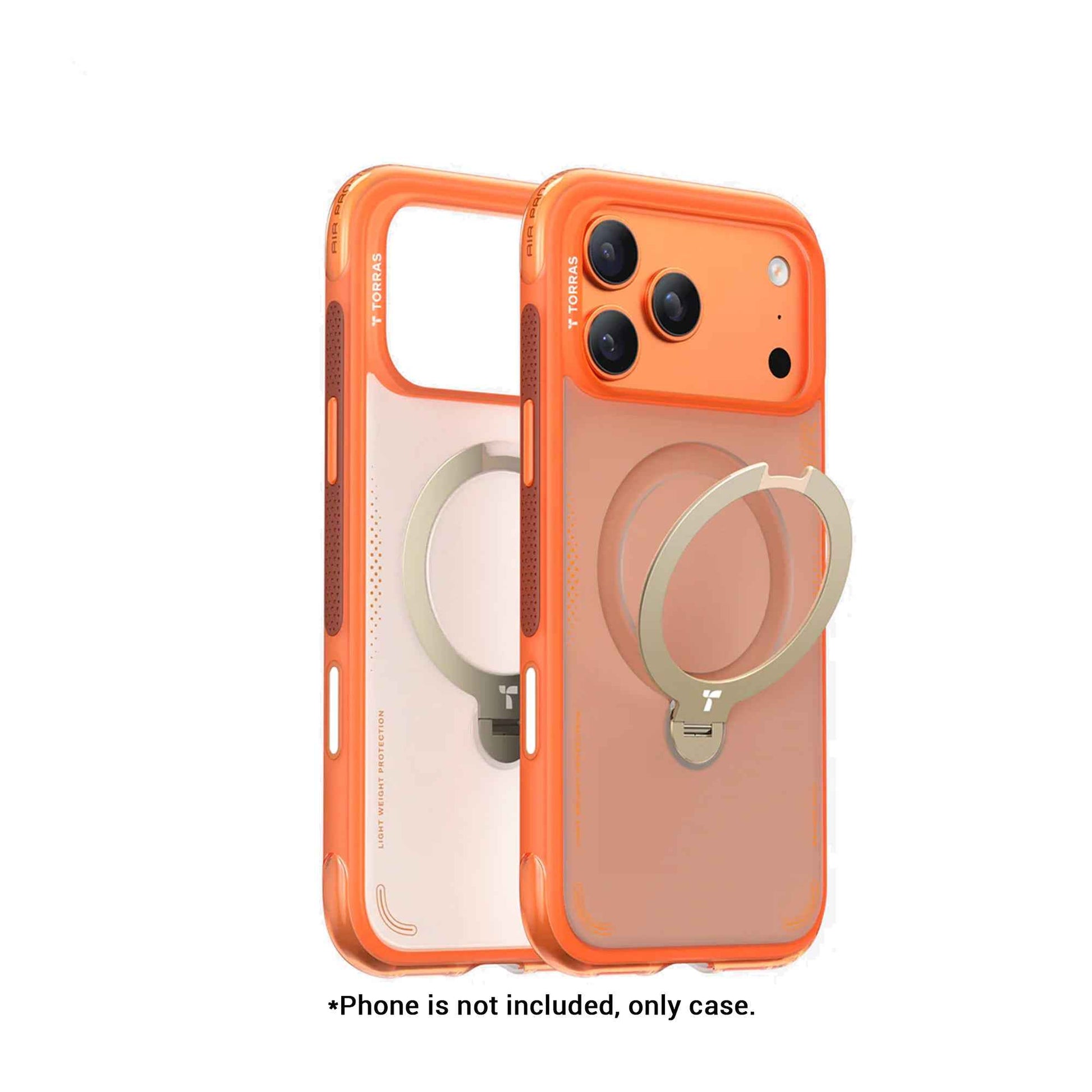 TORRAS Ostand Q3 Spin Air Series Case for iPhone 17 Pro Max / 17 Pro - Magnetic Case with Foldable Stand
