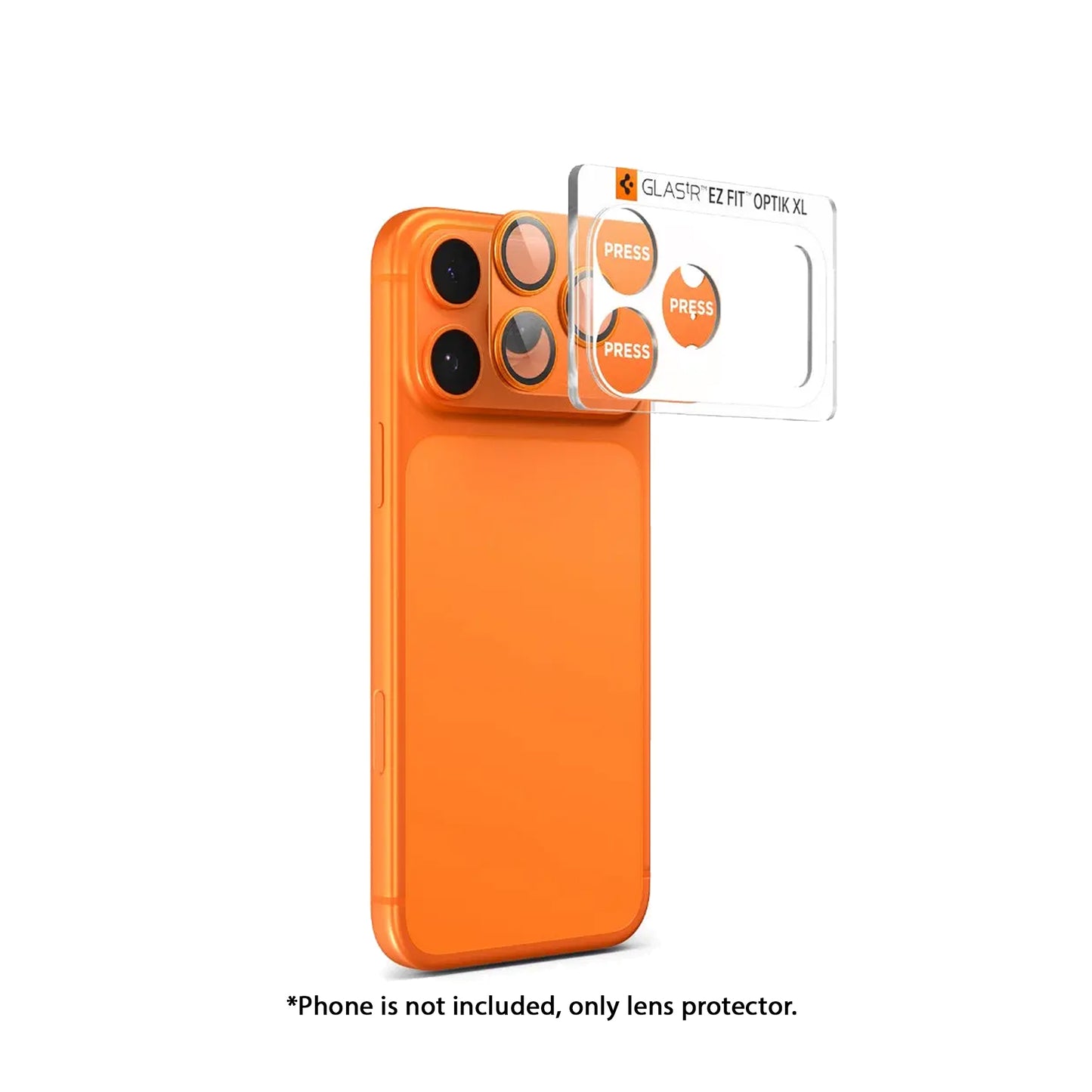 Spigen EzFit Optik Pro XL Lens Protector for iPhone 17 Pro Max / 17 Pro - Allignment Tray Included
