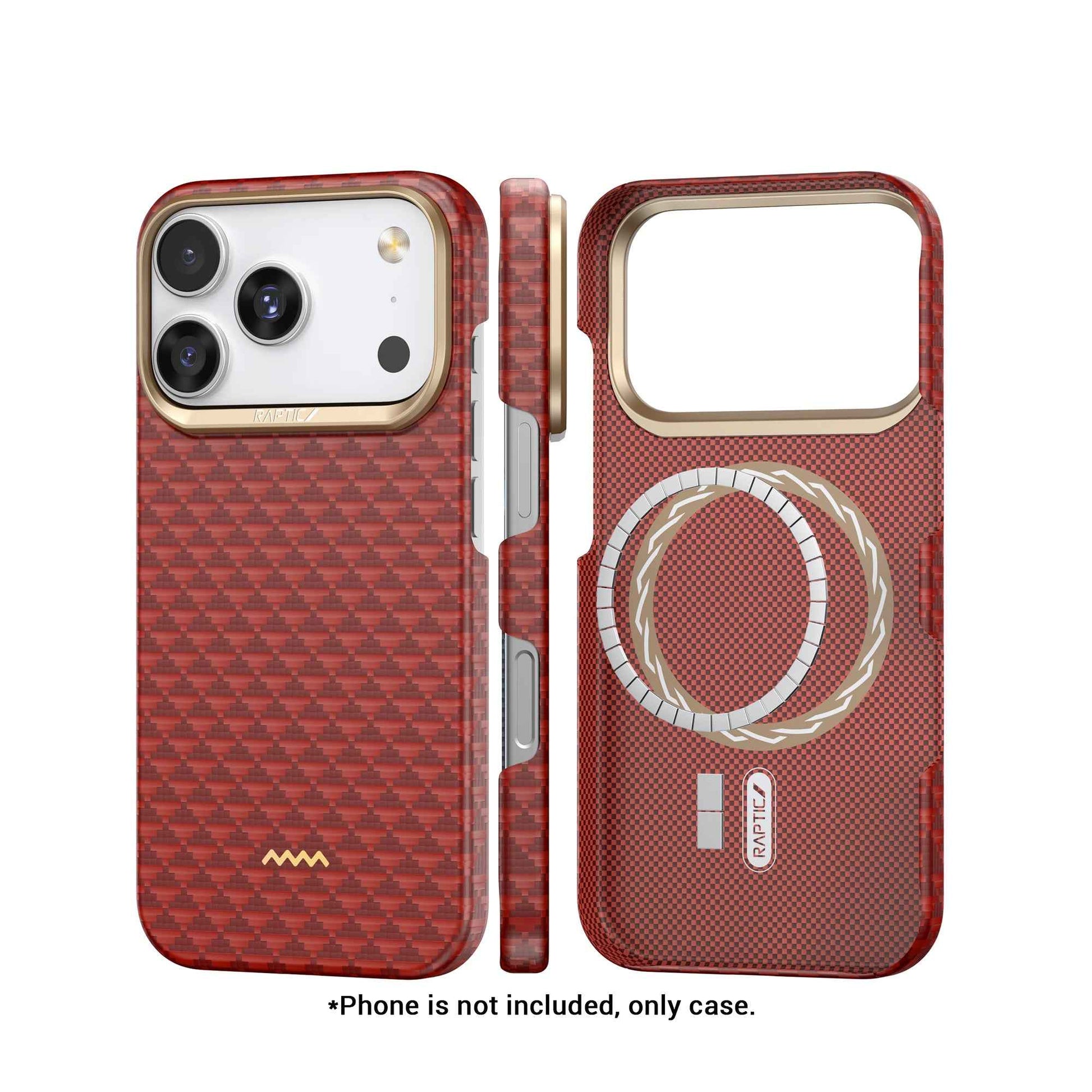 RAPTIC Aramid Fiber Skin-Origin for iPhone 17 Series - Magsafe Compatible Case
