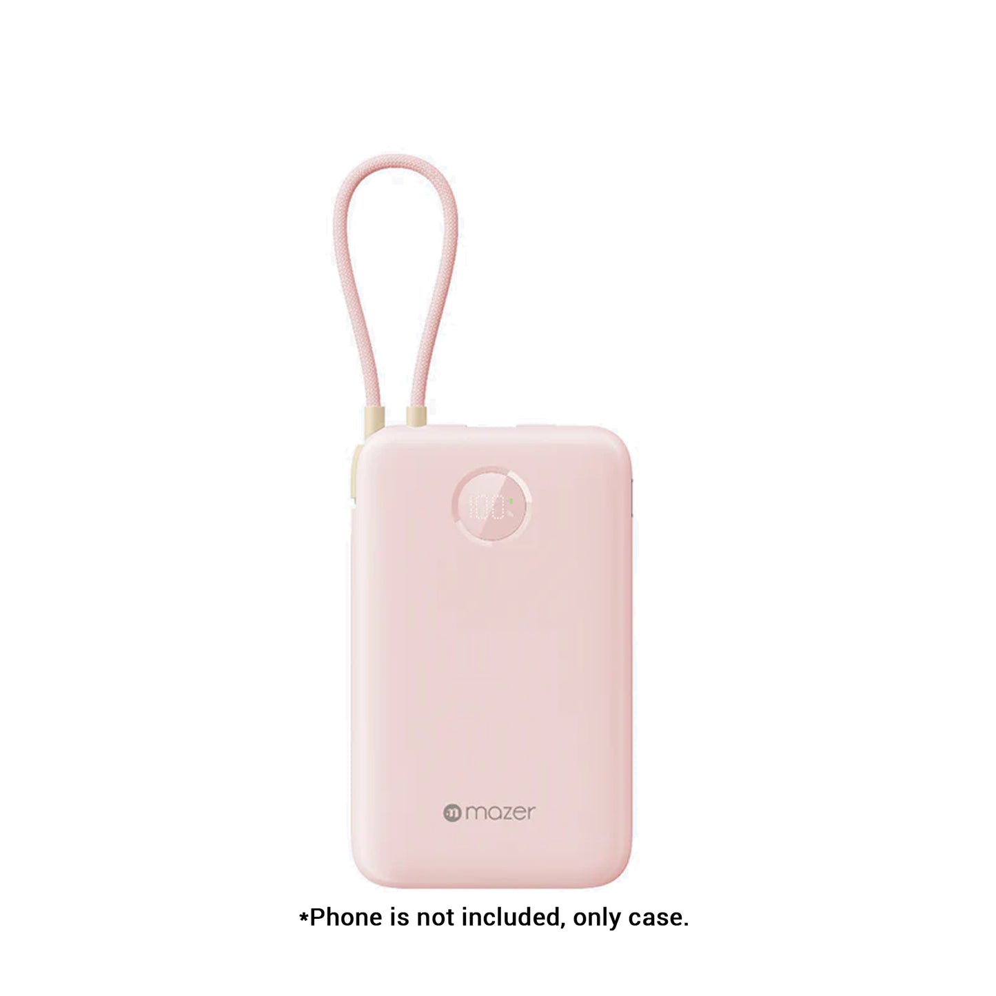 Mazer PowerCharge Link 10V2 10,000mAh PD20W (Built-in USB C Cable) Power Bank