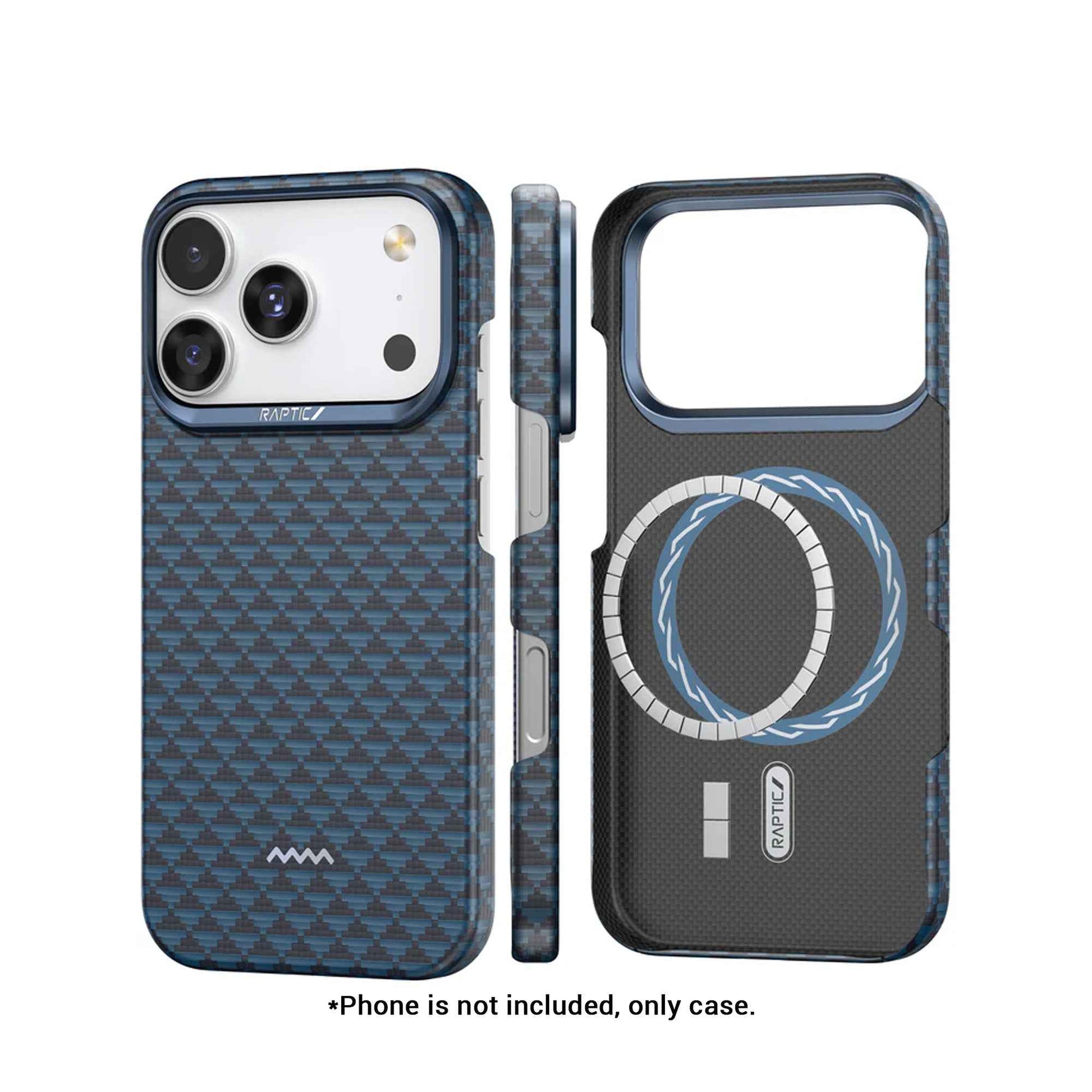 RAPTIC Aramid Fiber Skin-Origin for iPhone 17 Series - Magsafe Compatible Case