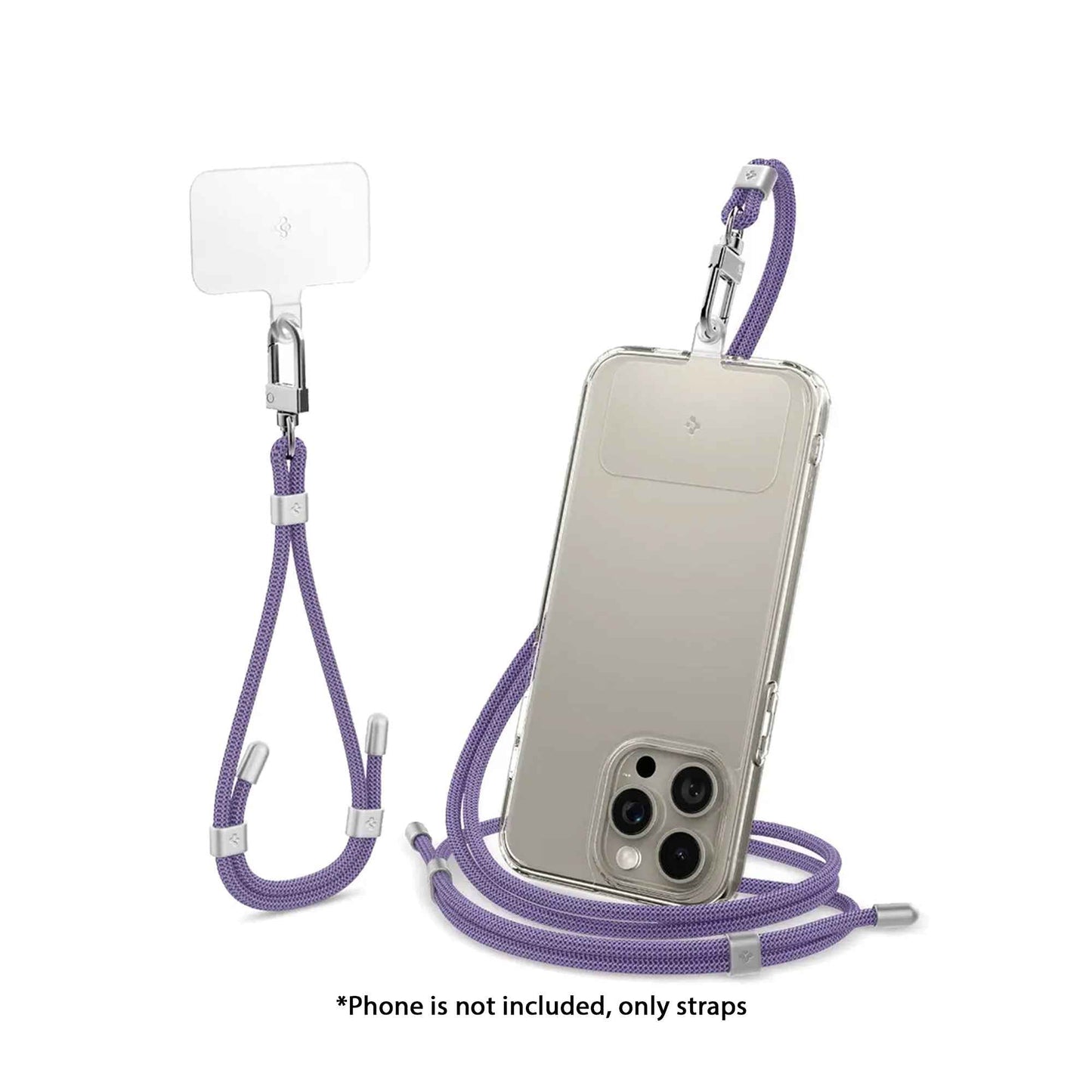 Spigen Universal Phone Lanyard Set 2pcs ( CrossBody Strap + Wrist Strap With ConTag )