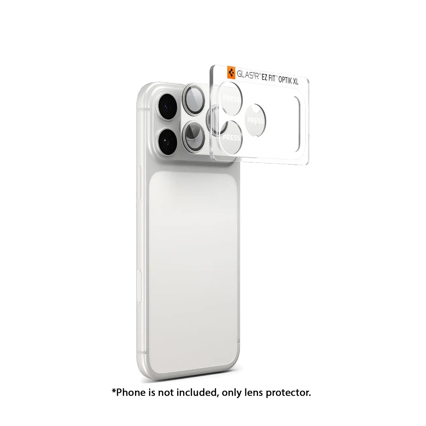 Spigen EzFit Optik Pro XL Lens Protector for iPhone 17 Pro Max / 17 Pro - Allignment Tray Included