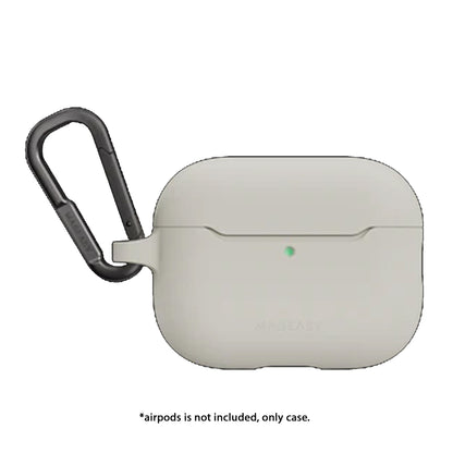 Mageasy Skin for AirPods Pro 3 - Soft-touch Coating Case with Detachable Carabiner Included