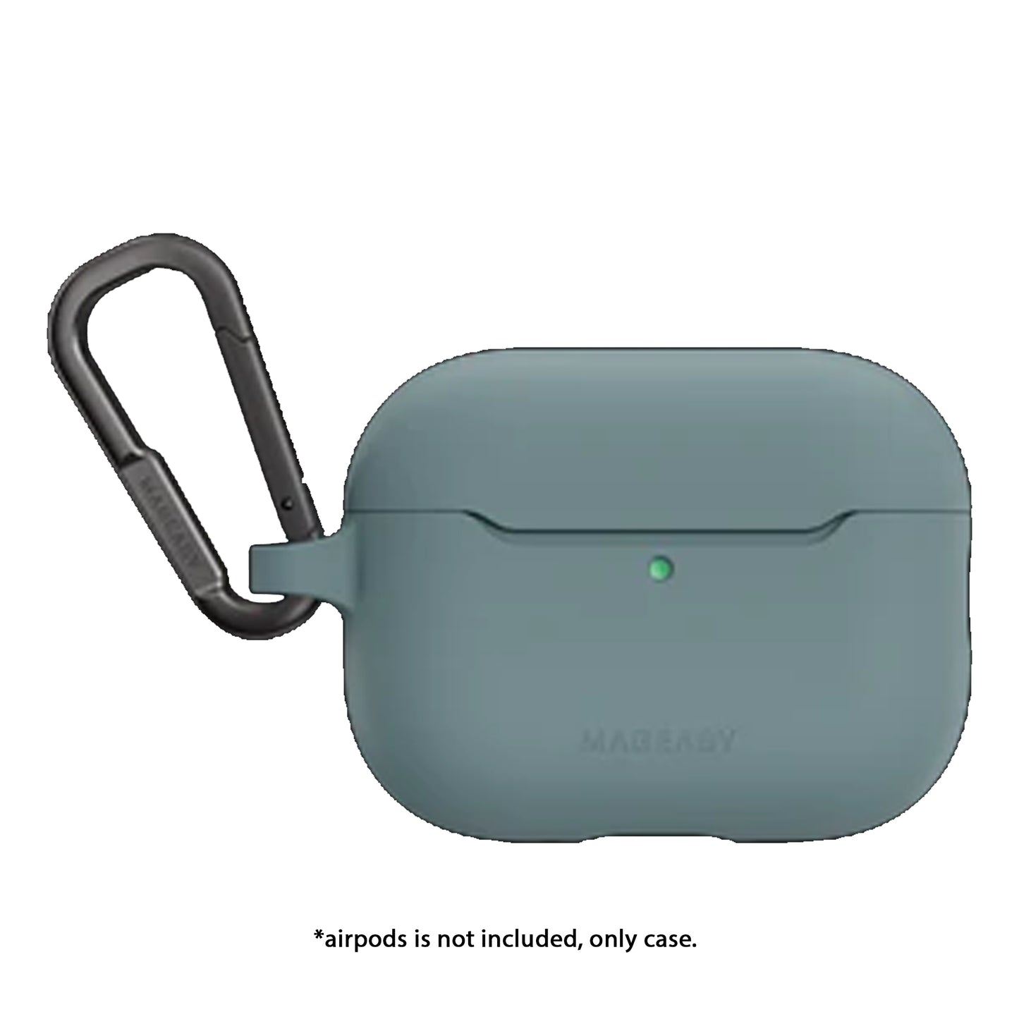 Mageasy Skin for AirPods Pro 3 - Soft-touch Coating Case with Detachable Carabiner Included