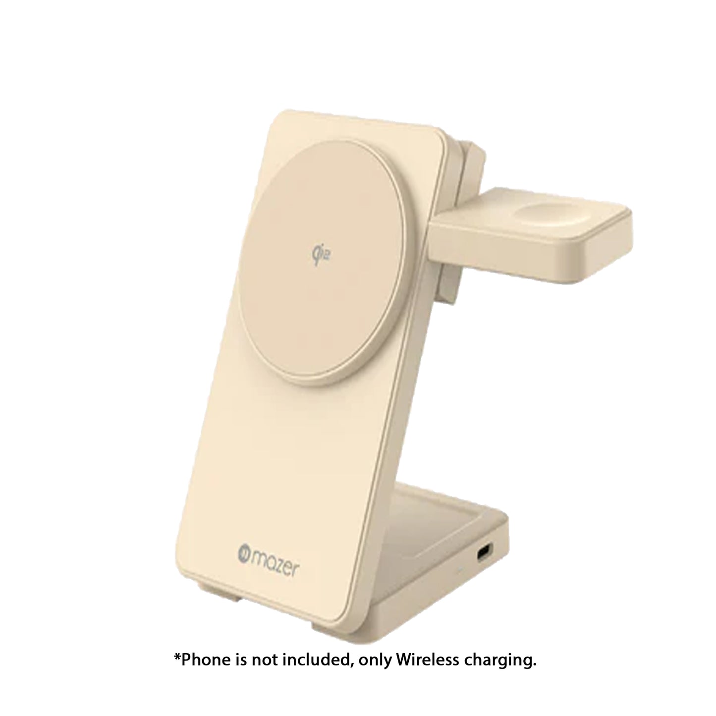 Mazer MagFold06 Qi2 Certified 15w Foldable 3-in-1 Wireless Charger - with MCMC/SIRIM Cert