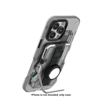 AULUMU G03 Magnetic Multi-Functional Metal Card Case with Kickstand