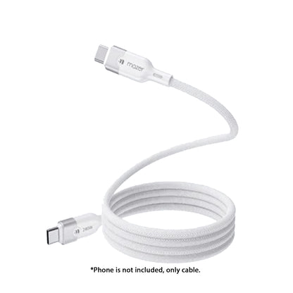 Mazer Infinite LINK Cobra2 USB-C to USB-C Magnetic Organizer 240W Fast Charging Cable 1.25M