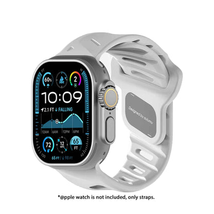 AULUMU A02 Offbeat Sport Ban for Apple Watch 49mm / 46mm / 45mm / 44mm - FKM Rubber Ban
