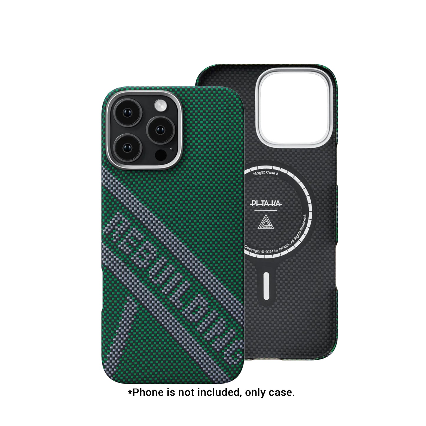 PITAKA Tactile Woven Case for iPhone 16 Series Re-TROS Collaborative - Magsafe Compatible  - Refining